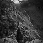 Hängebrücke am Triftgletscher