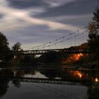 Hängebrücke an der Mulde