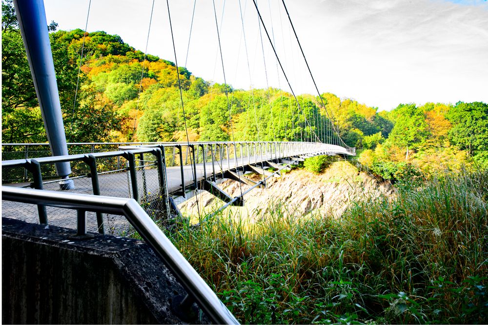 Hängebrücke Foto & Bild architektur, landschaft, straßen & brücken