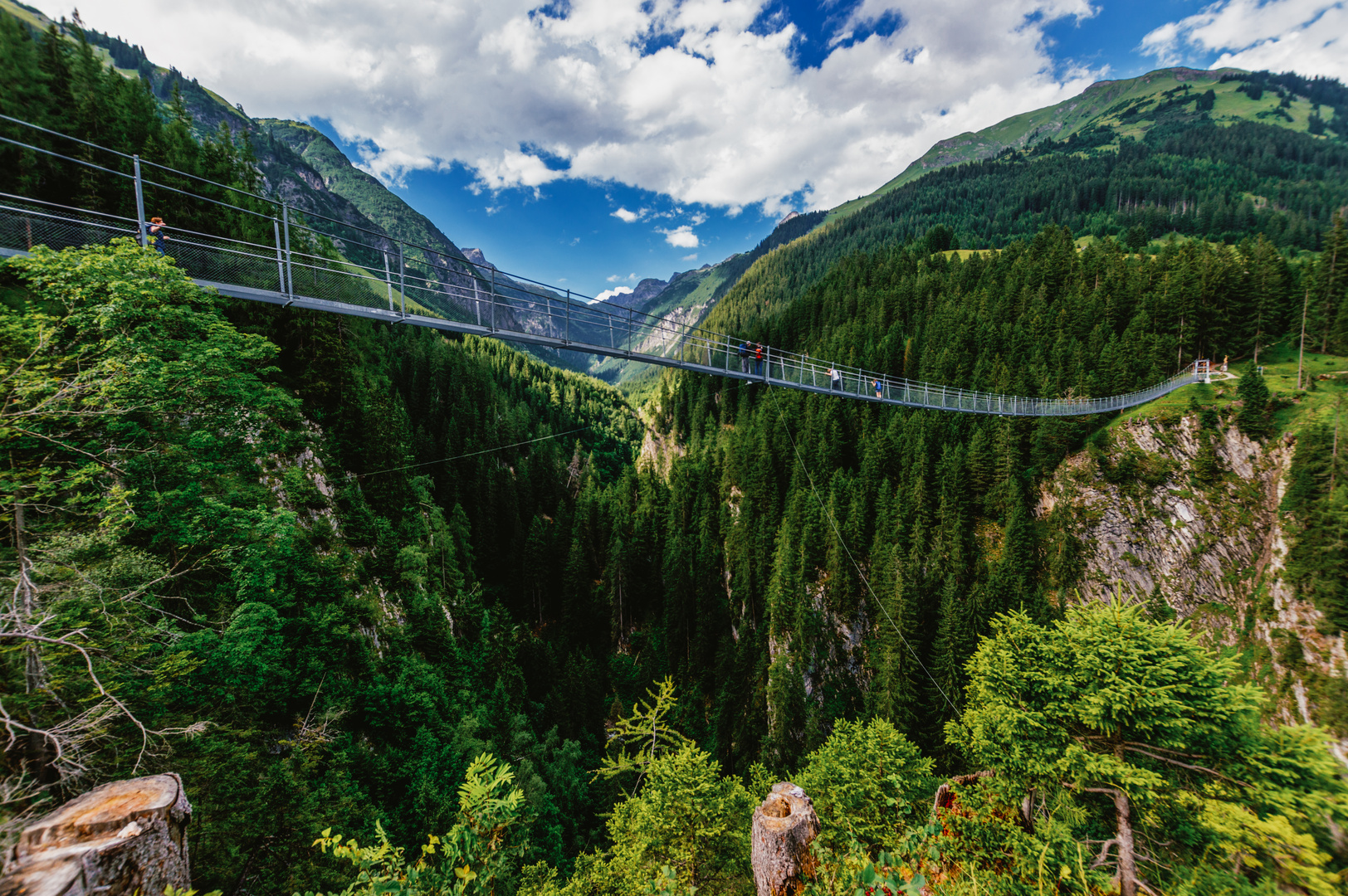 Hängebrücke bei Holzgau