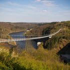 Hängebrücke im Harz kurz vor der Eröffnung