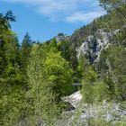 Hängebrücke im Klausbachtal (Nationalpark Berchtesgaden)