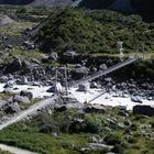 Hängebrücke in den neuseeländischen Alpen