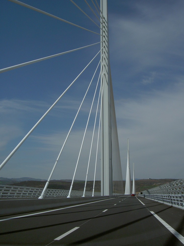 Hängebrücke in Frankreich