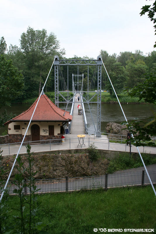Hängebrücke in Grimma ....