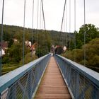 Hängebrücke in Hann.Münden über Fulda