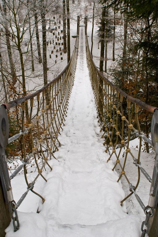 Hängebrücke in Kühhude / Bad Berleburg