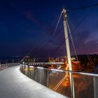 Hängebrücke Sassnitz zur Blauen Stunde