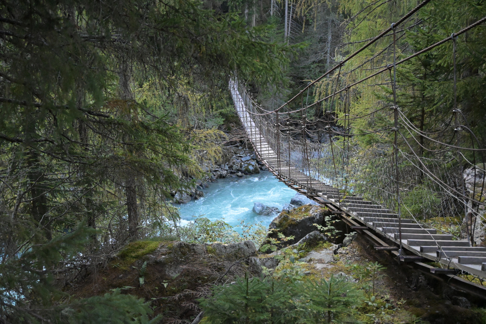 Hängebrücke über den Inn