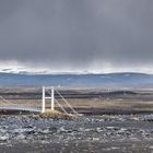 Hängebrücke über den Jökulsá á Fjöllum