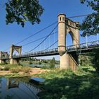 Hängebrücke über die Loire bei Langeais