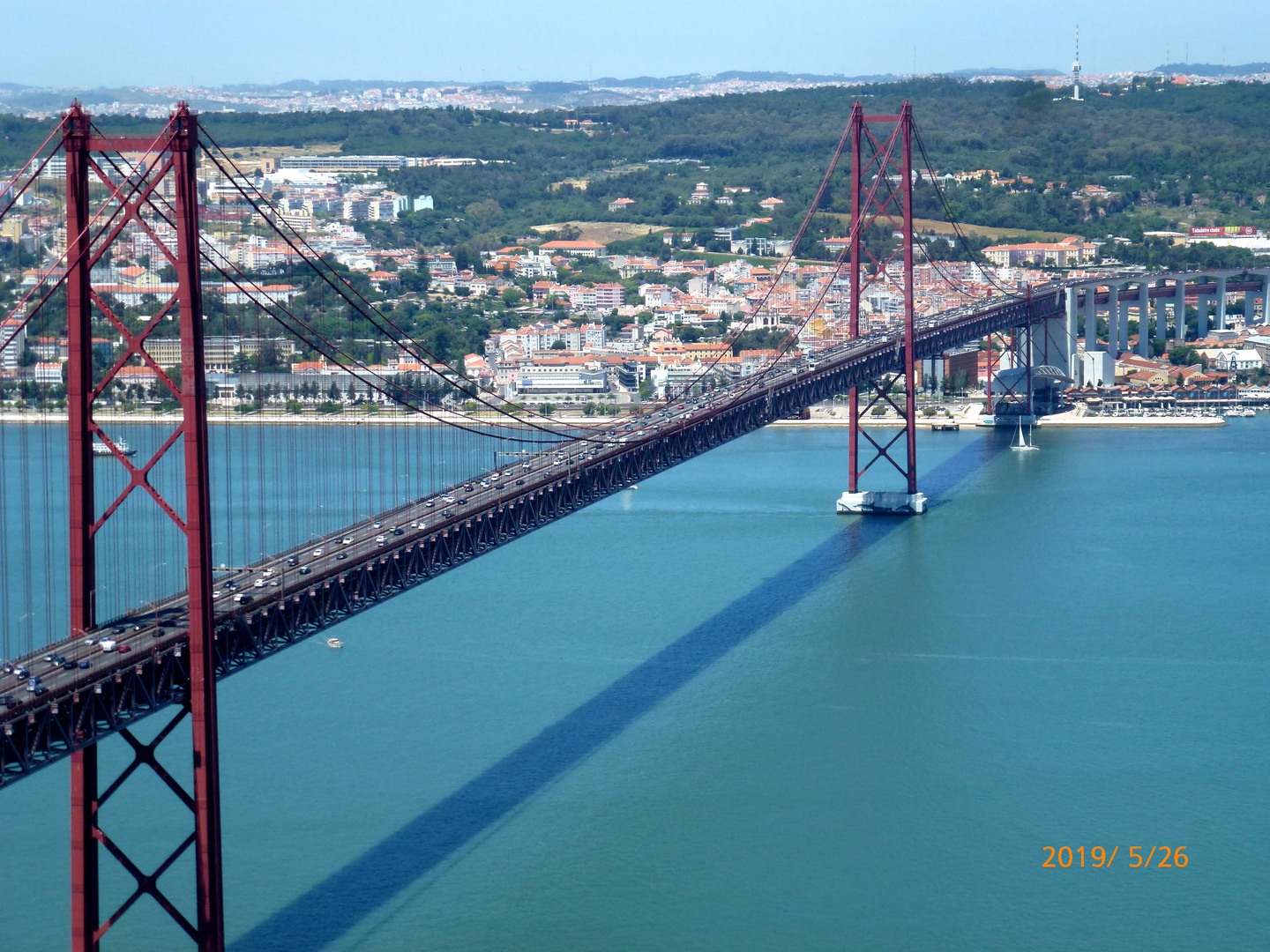 Hängebrücke von Lissabon über den Tejo, Ponte 25 de Abril