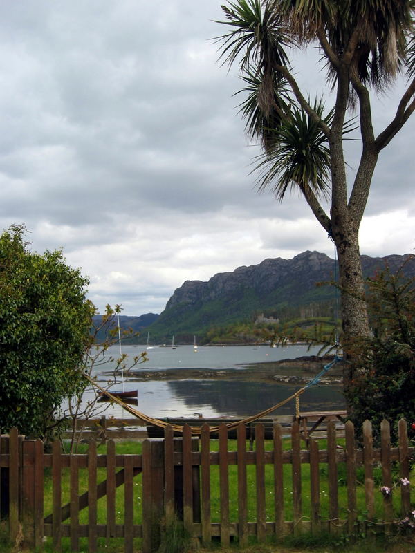 Hängematte mit Palmen...Südsee? Falsch....Schottland...Richtig !