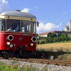 Härtsfeldbahn beim Kloster Neresheim 9.8.2008