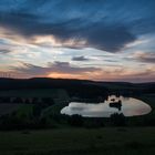 Härtsfeldsee bei Sonnenuntergang 