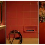hässliches rosa männer-badezimmer