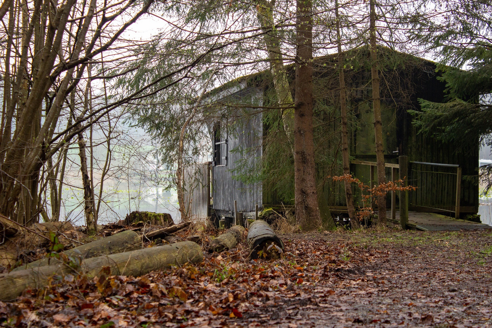 Häuschen am see