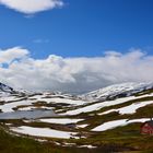 Häuschen am See auf dem Vikafjell