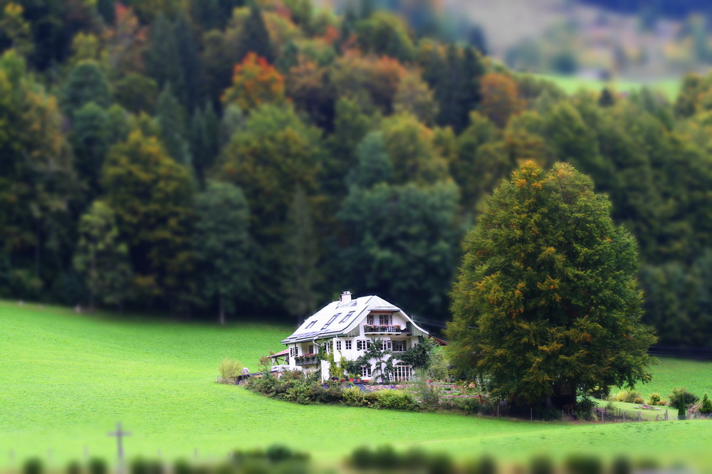 Häuschen im Grünen