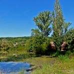 Häuschen im Weiher