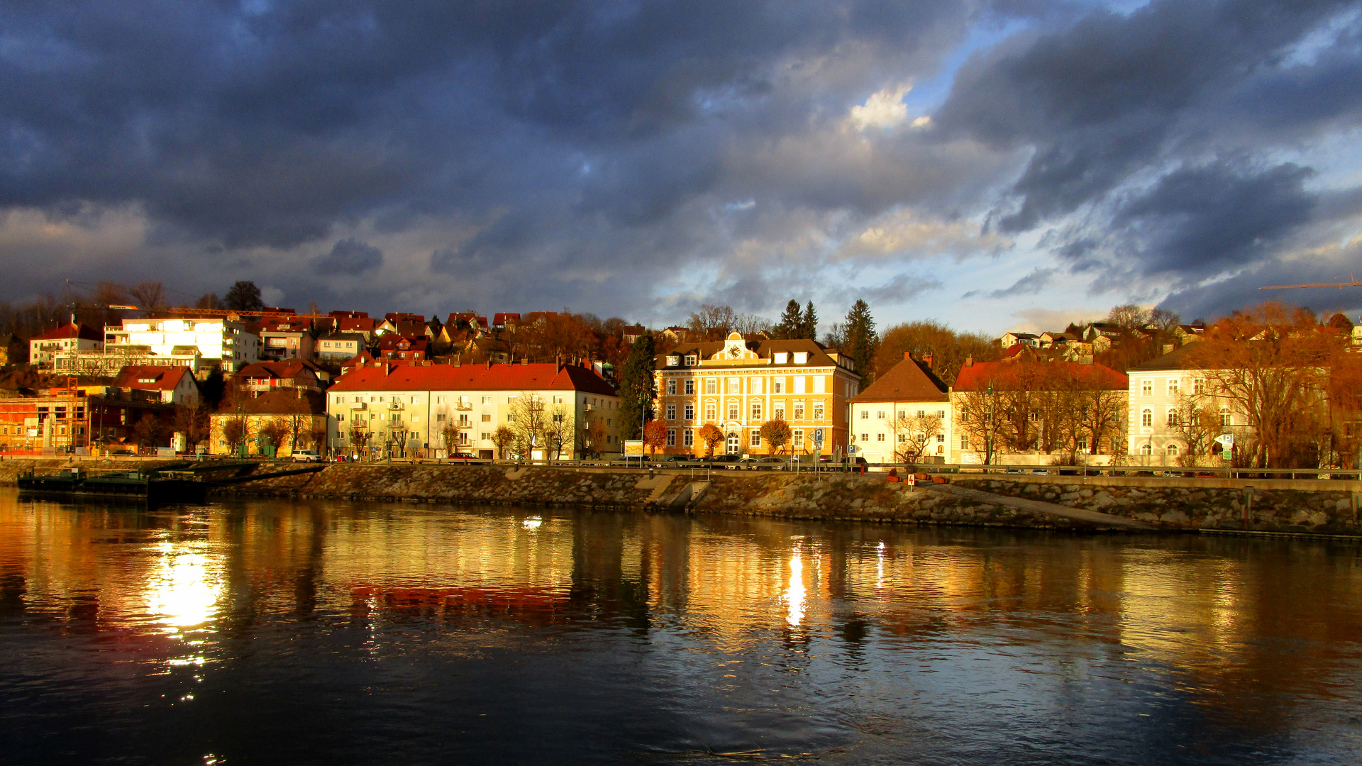 Häuser am Abend III