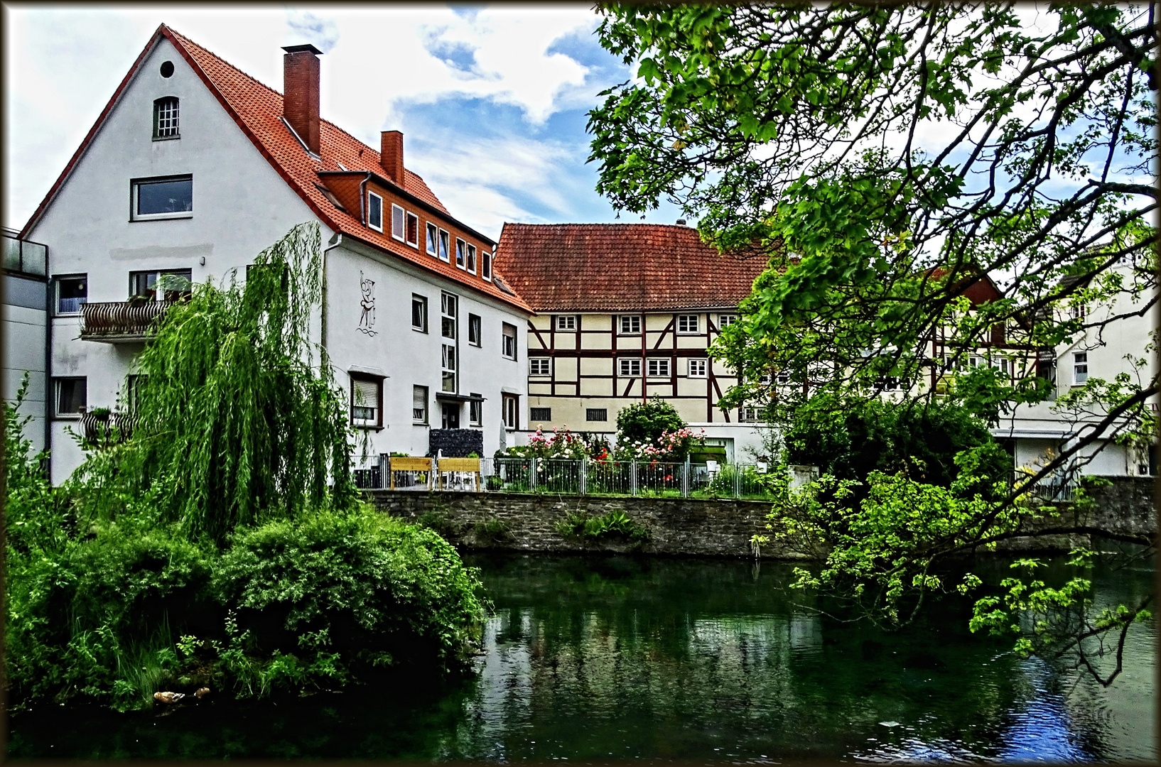 Häuser am "Großen Teich"