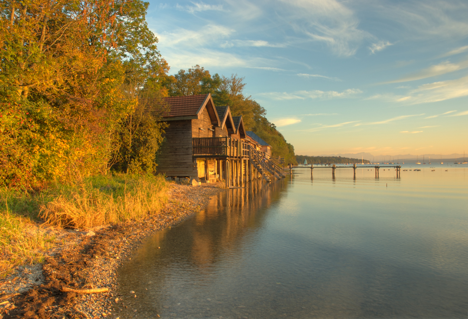 Häuser am See