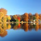 Häuser am Wambachsee in Duisburg