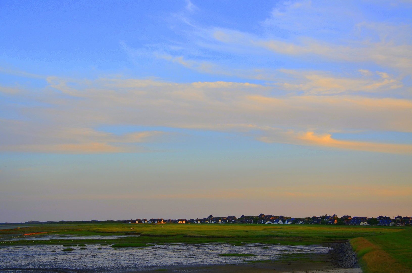 Häuser am Wattenmeer