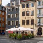 Häuser auf dem Marktplatz in der Altstadt von Warschau