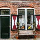 Häuser-Fassaden in der Altstadt von Zierikzee in Zeeland