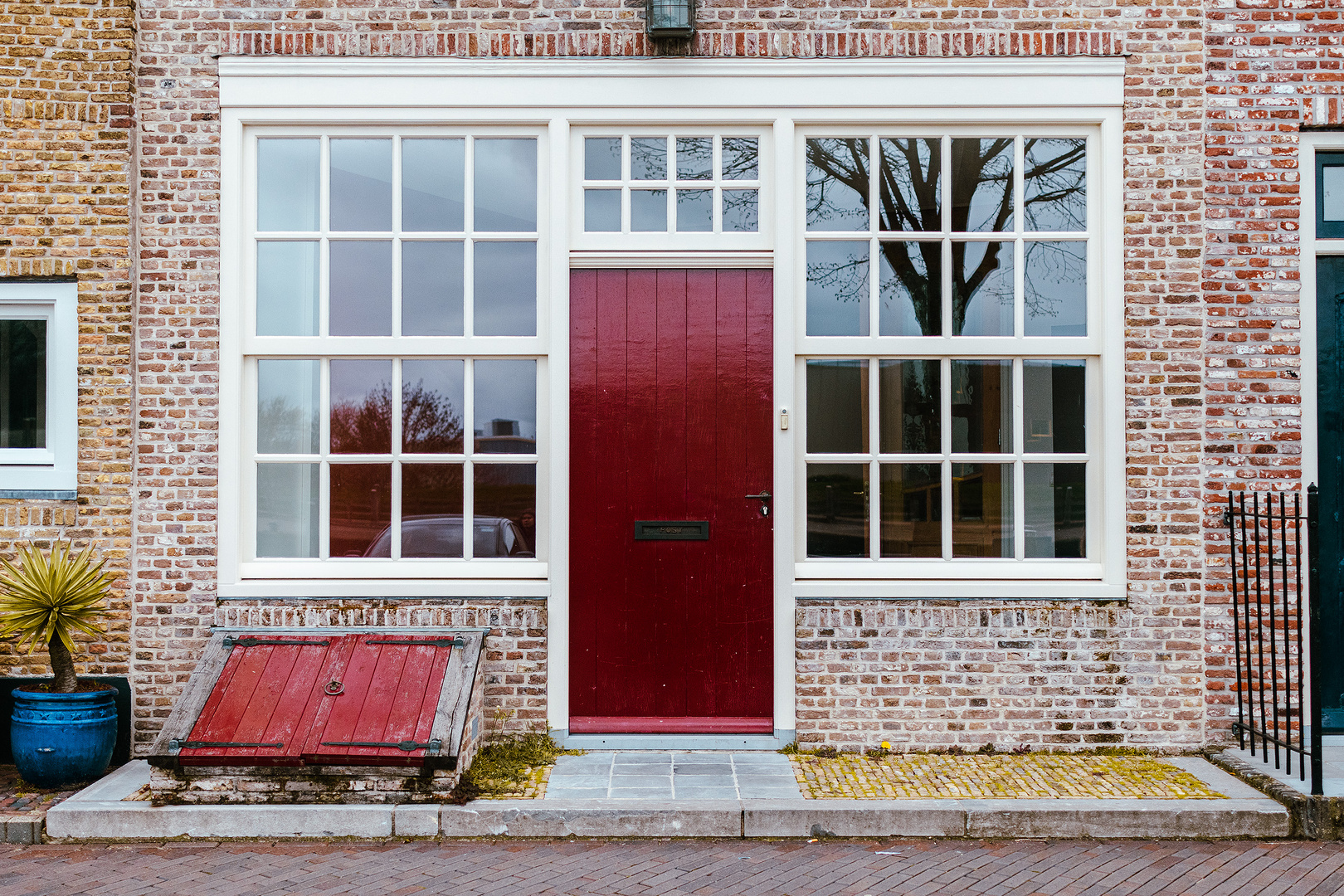 Häuser-Fassaden in der Altstadt von Zierikzee in Zeeland