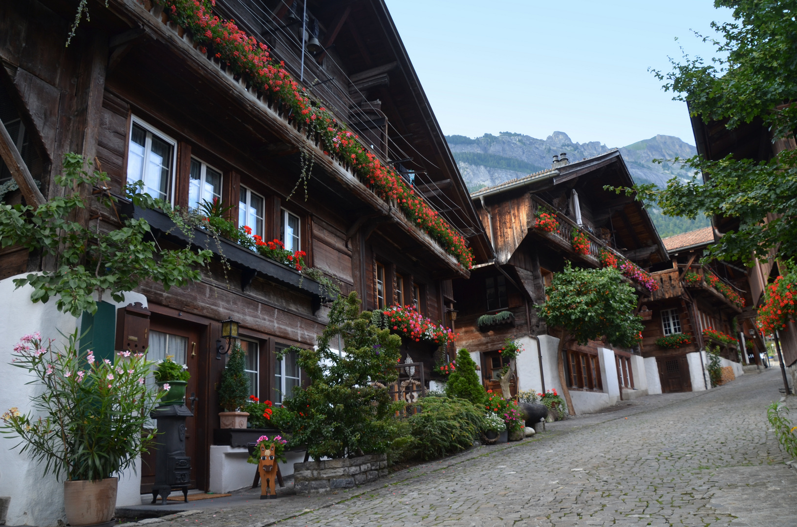 Häuser in Brienz am Brienzersee