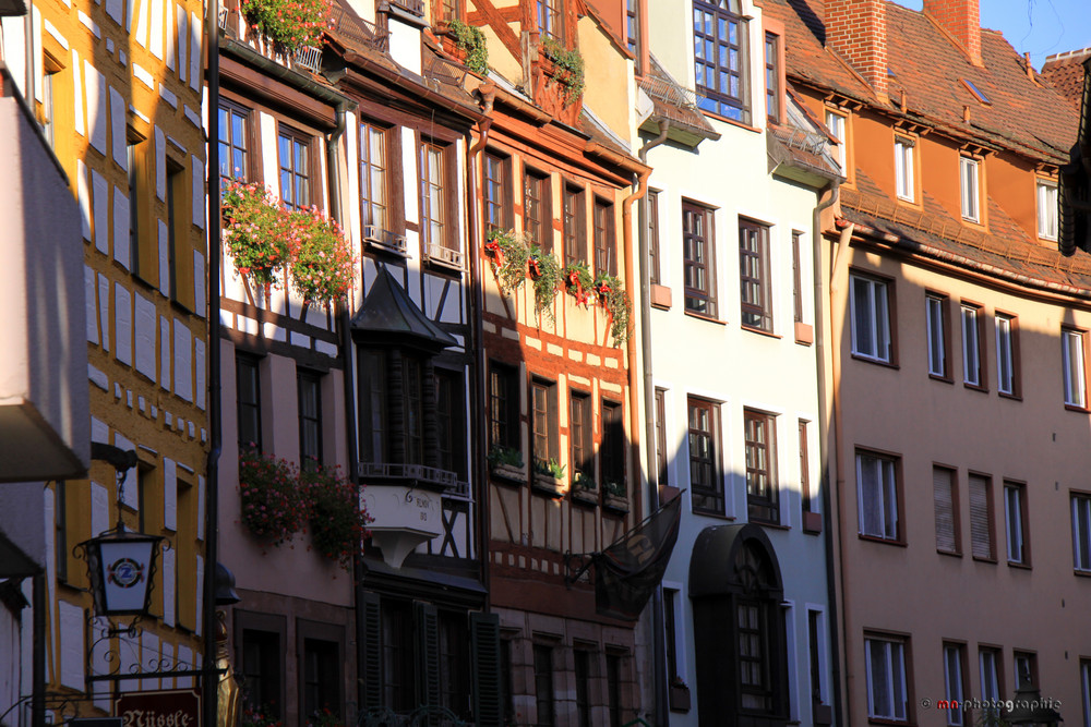 Häuser in der Altstadt von Nürnberg Foto & Bild architektur