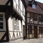 Häuser in der Schmiedestraße der alten Hansestadt Salzwedel