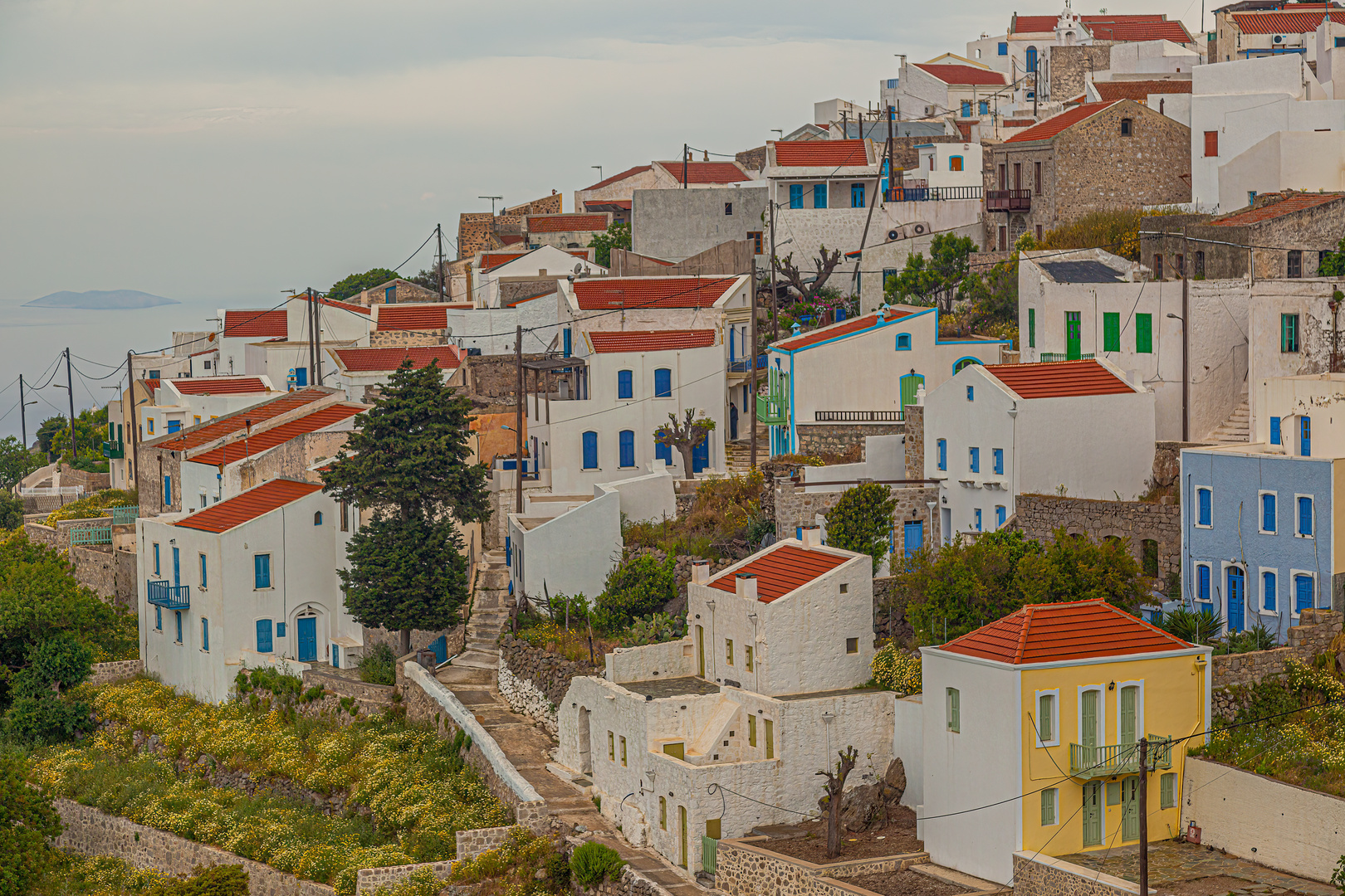 Häuser in Nikia auf Nisyros