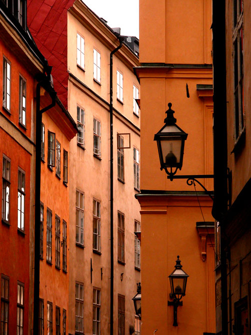 Häuser in Orange