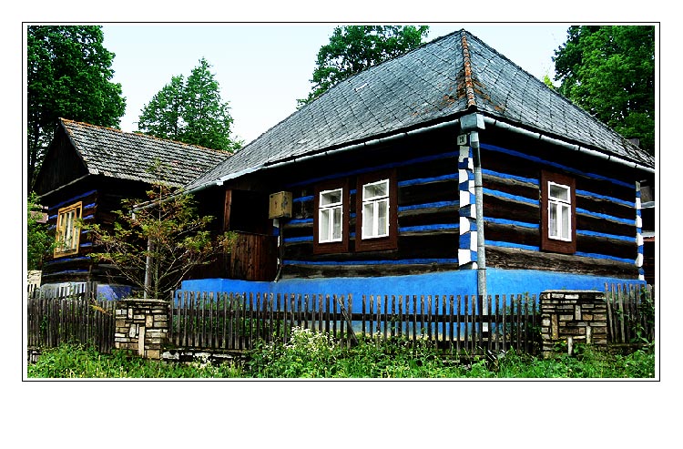 Häuser in Slovakia Pieniny