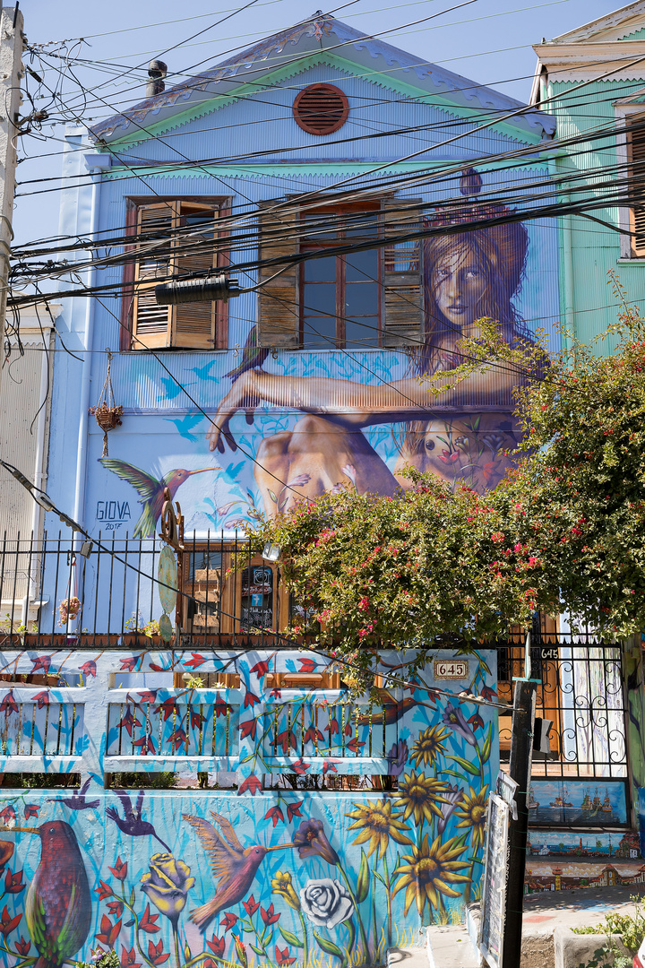 Häuser in Valparaiso