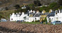 Häuser mit Meerblick in Shieldaig