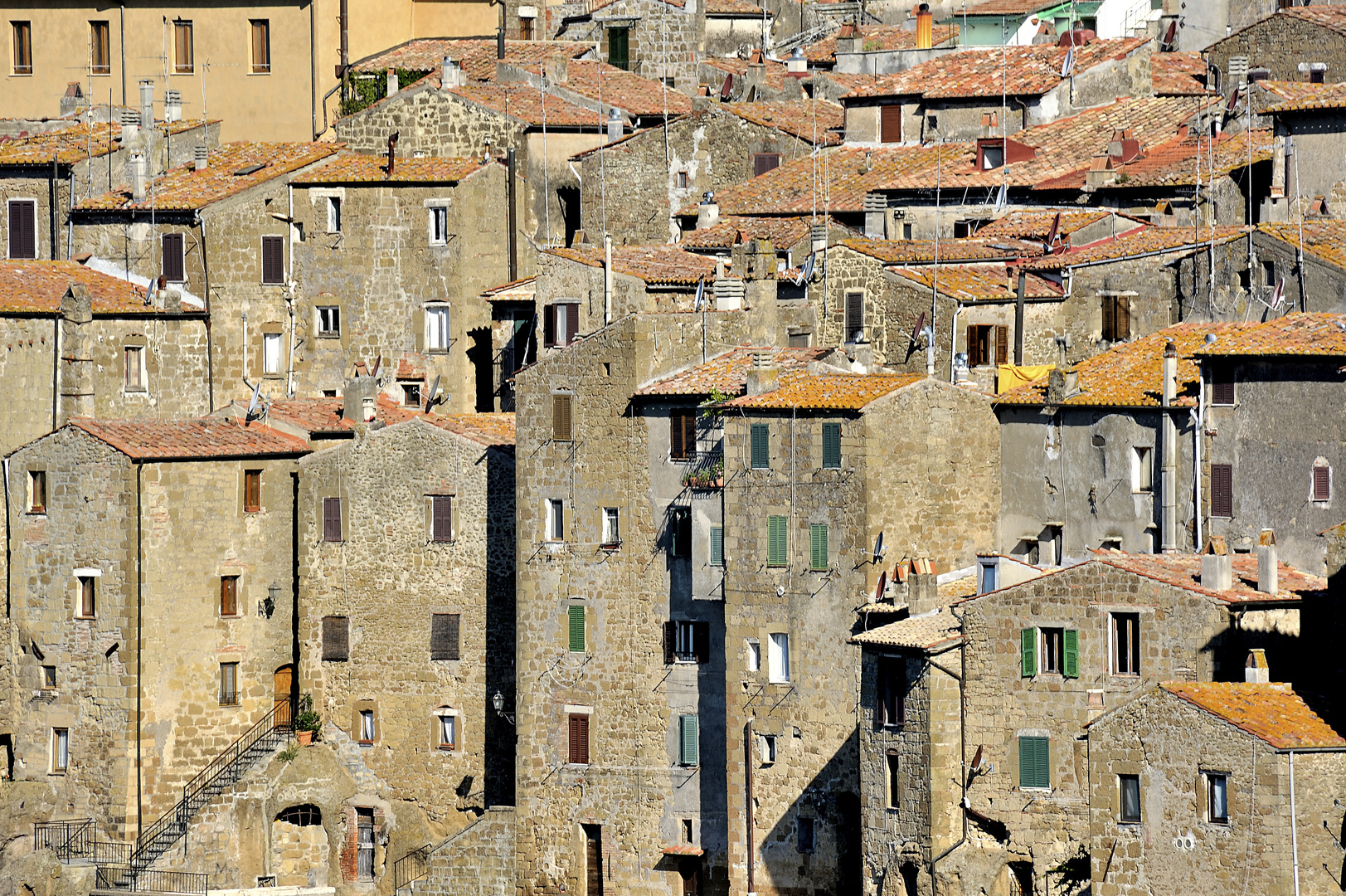 Häuser von Pitigliano © JF-Fotografie, Jürgen Feuerer