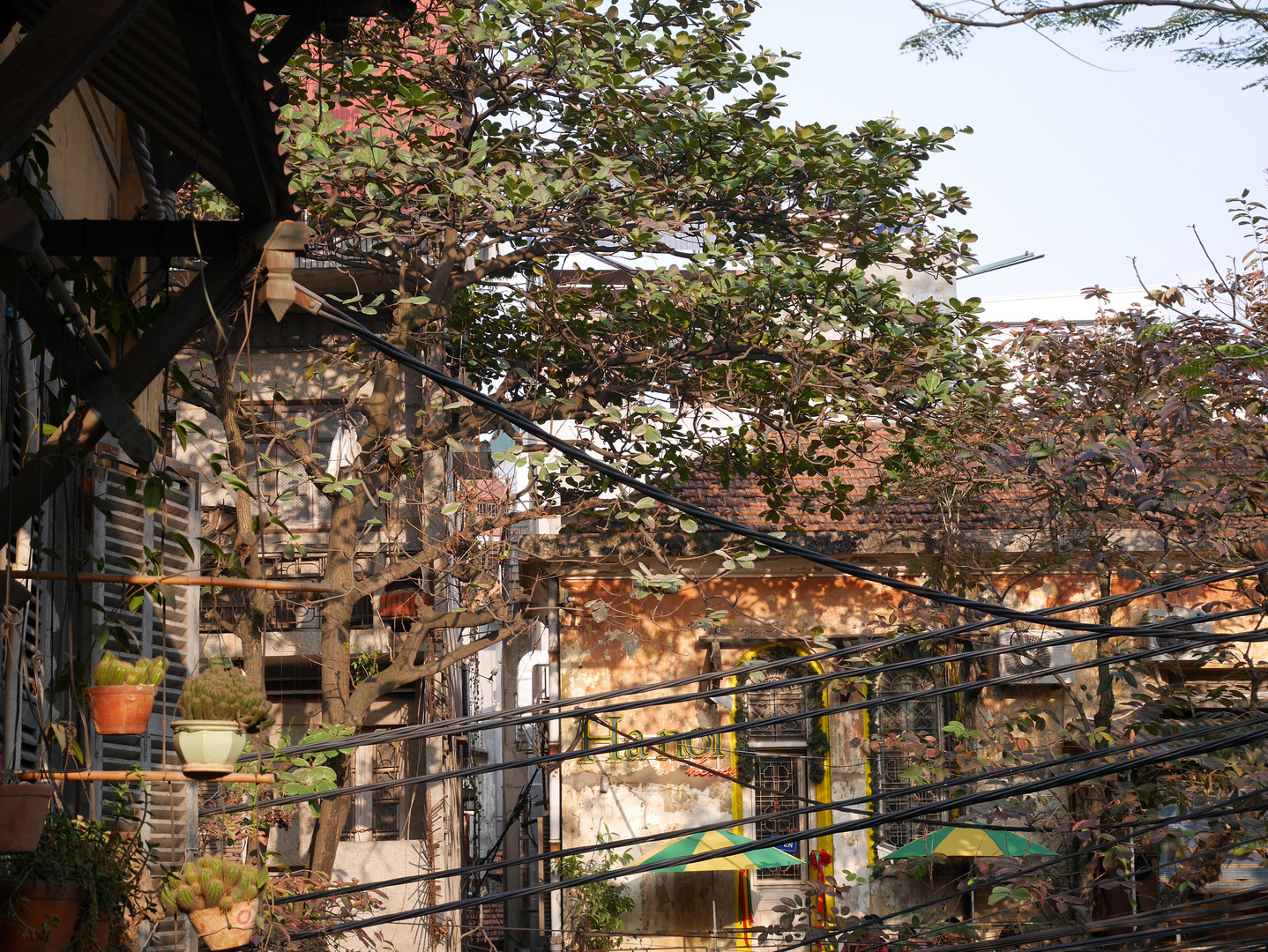 Häuserecke in Hanoi