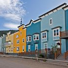Häuserfassade in Dawson City, YT, Canada