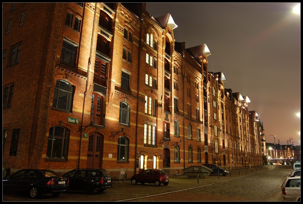 Häuserfassade in der Speicherstadt