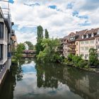 Häuserfassade und Henkersteg an der Pegnitz - Nürnberg