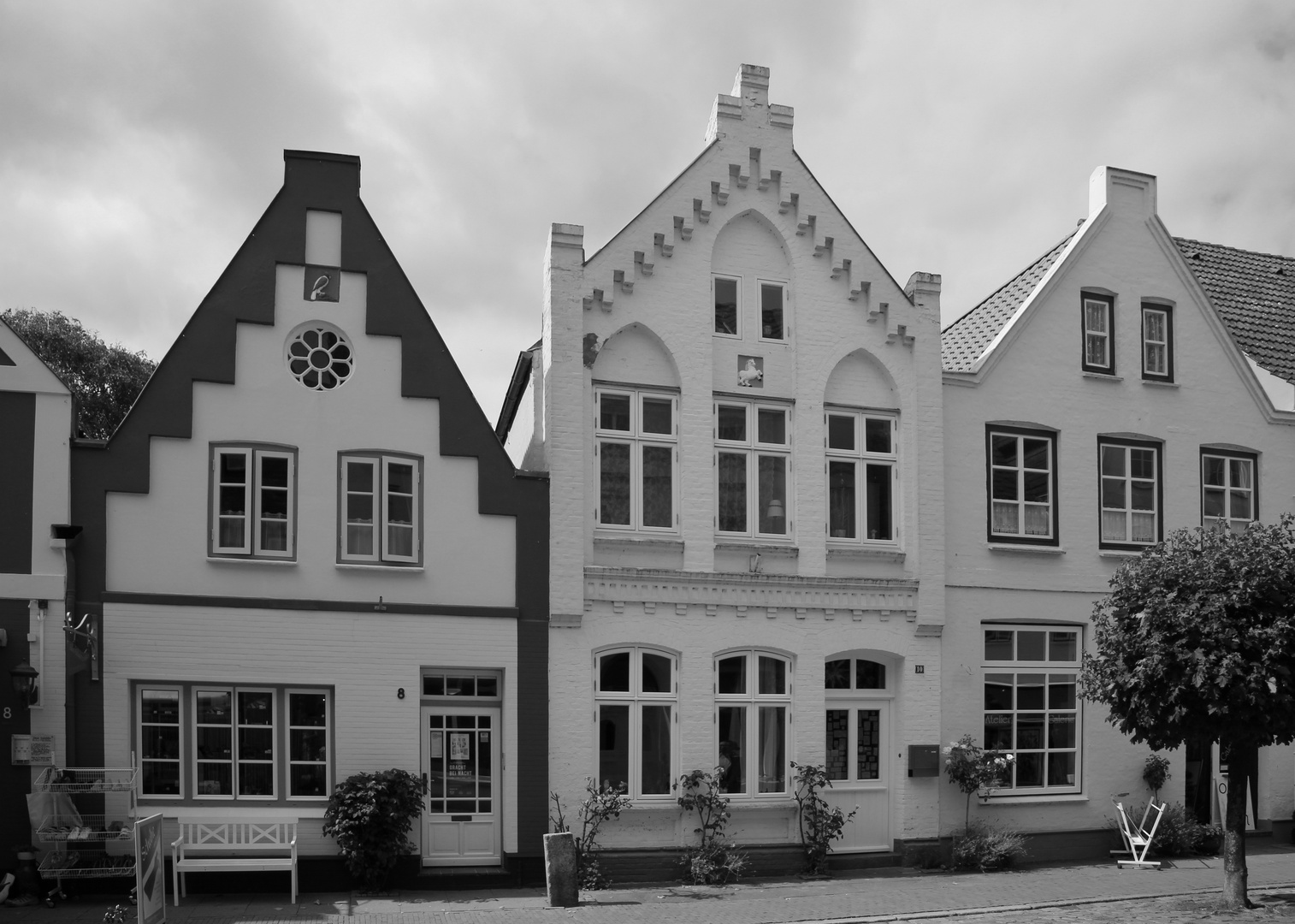 Häuserfassaden/Friedrichstadt/Schleswig-Holstein