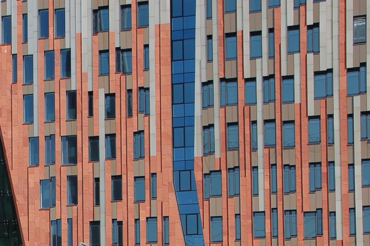 Häuserfront in der Speicherstadt - Hamburg