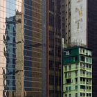 Häuserfront in Hongkong