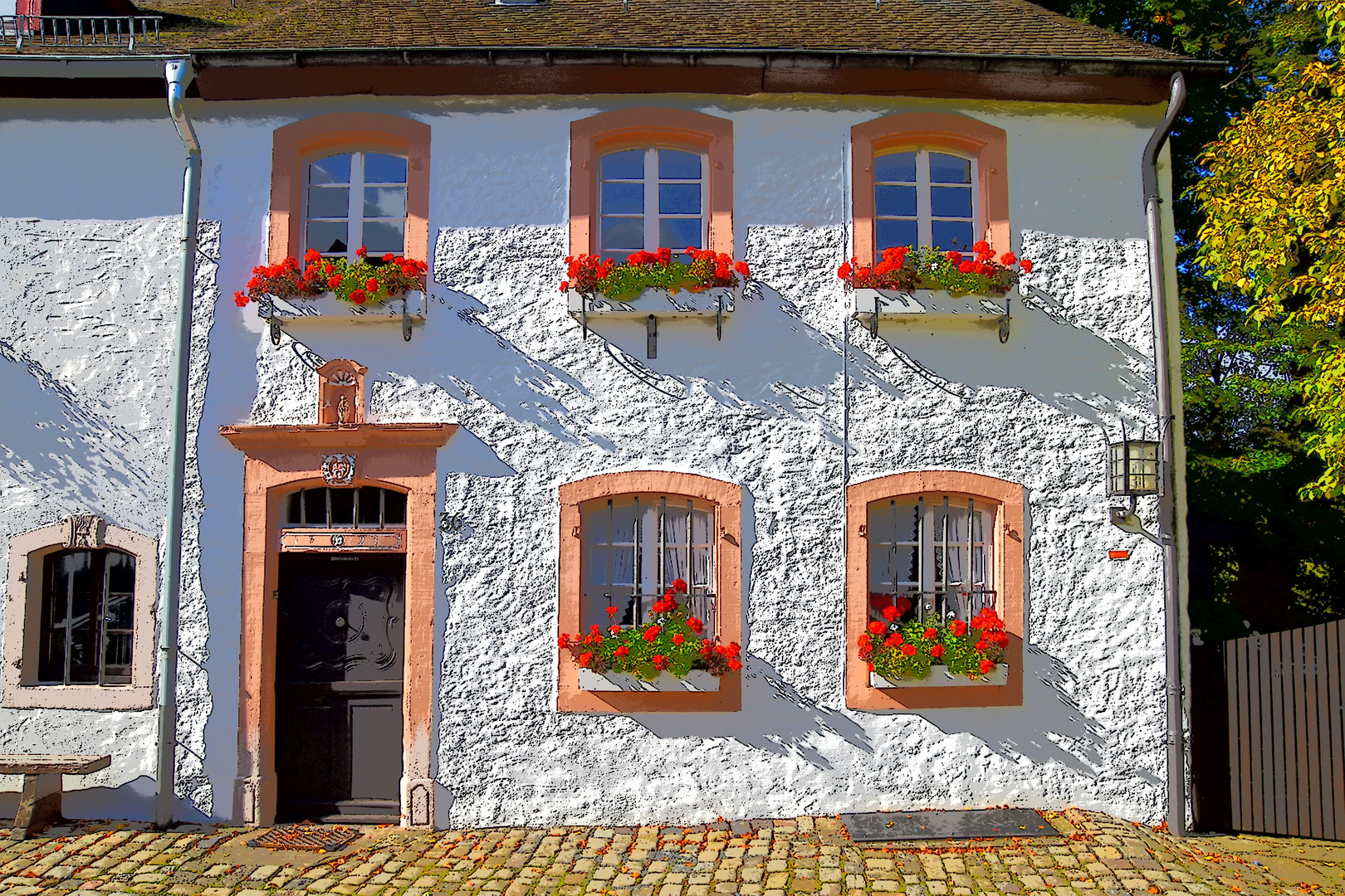 Häuserfront in Kronenburg (Nordeifel) Foto & Bild | deutschland, europe ...