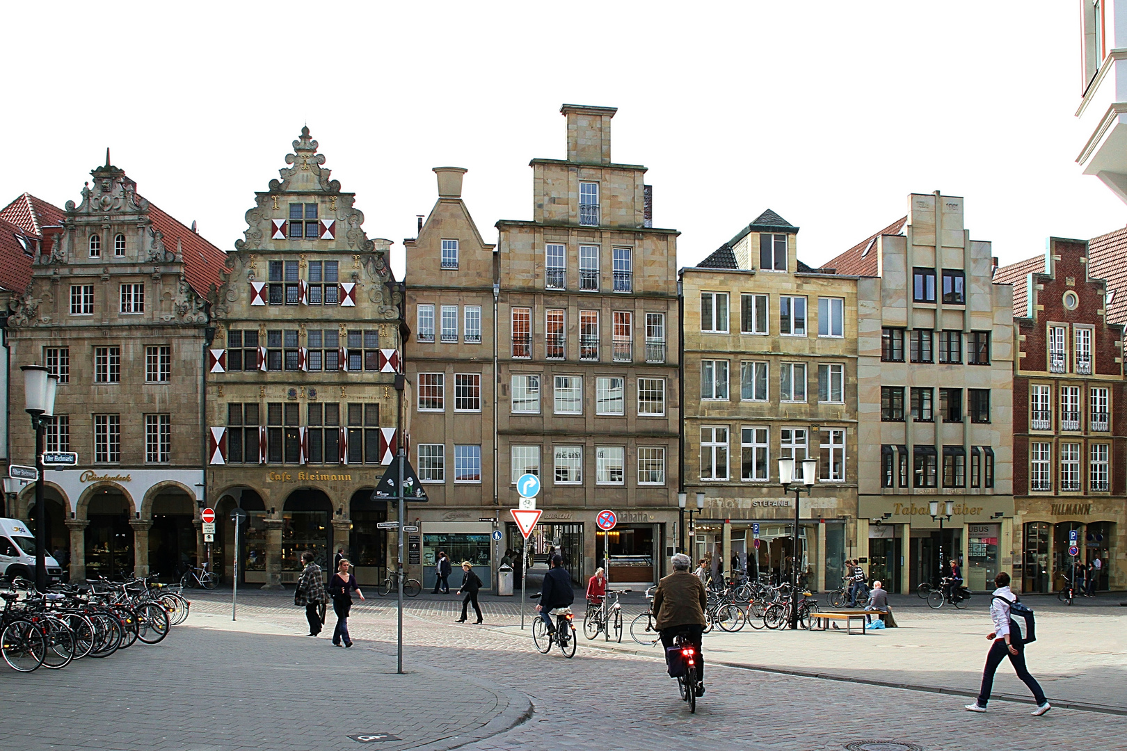 Häuserfronten in Münster